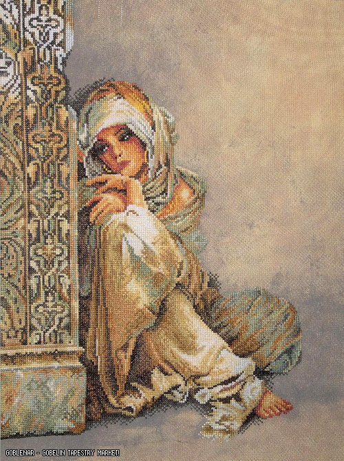 Cross-stitch The Arabian Woman after Moorish