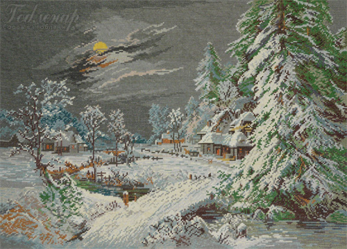 Gobelin Hitlеrova zima / Winter Night