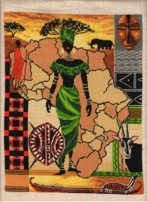 Cross-stitch Gordostta na Afrika