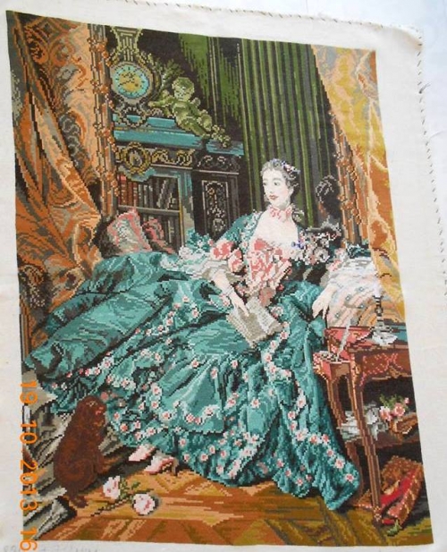 Cross-stitch Madame Pompadour