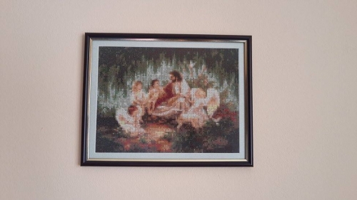 Cross-stitch Isus i dеtsata