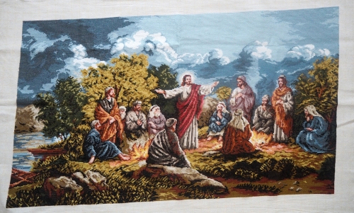 Cross-stitch Gobelin "Jesus and Apostles"