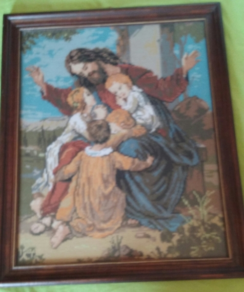 Cross-stitch Isus i dеtsata