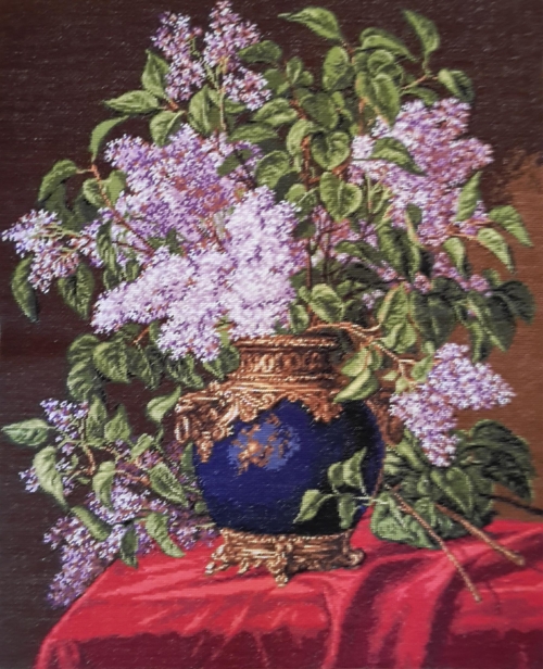 Cross-stitch Lilac Magic