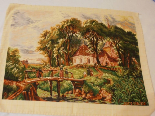 Gobelin The way to the church