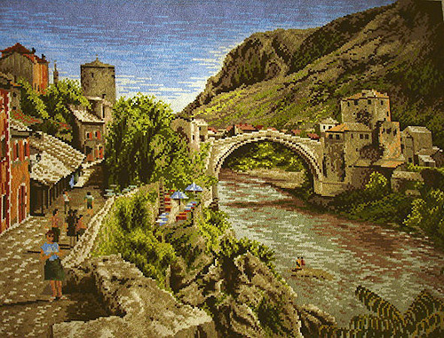 Гоблен Мостар/Mostar Bridge
