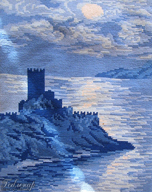 Гоблен Замък в морето