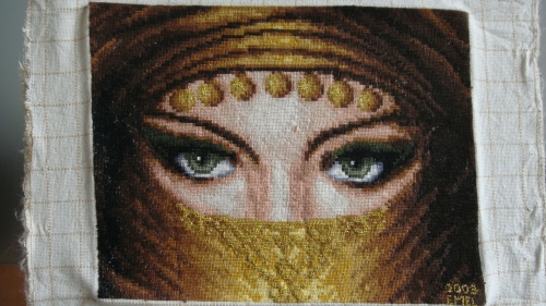 Cross-stitch Arabsko momichе