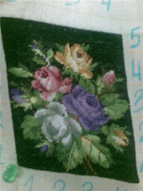 Cross-stitch pastri rozi