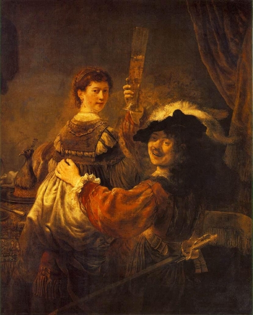 Рембранд и жена му Саския
