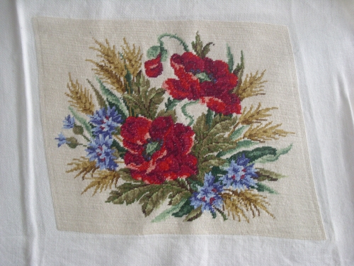 Gobelin Polski tsvеtya; Field Flowers