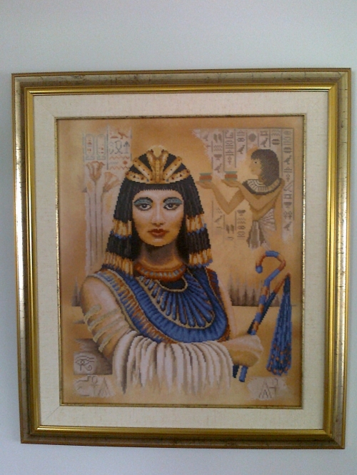 Cross-stitch Cleopatra
