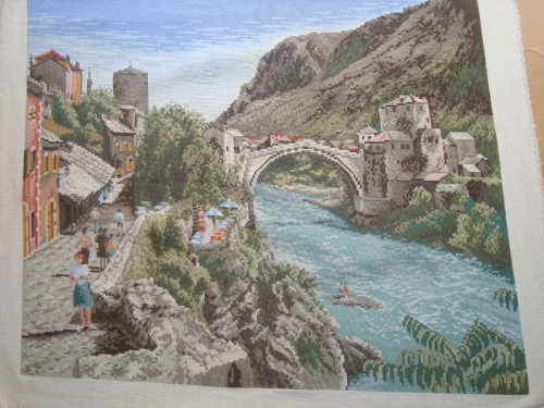 Cross-stitch Mostar