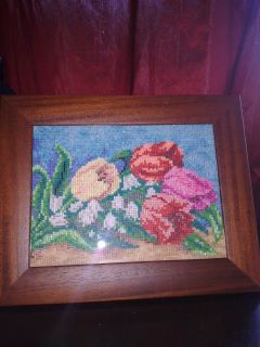 Flowers whit beads