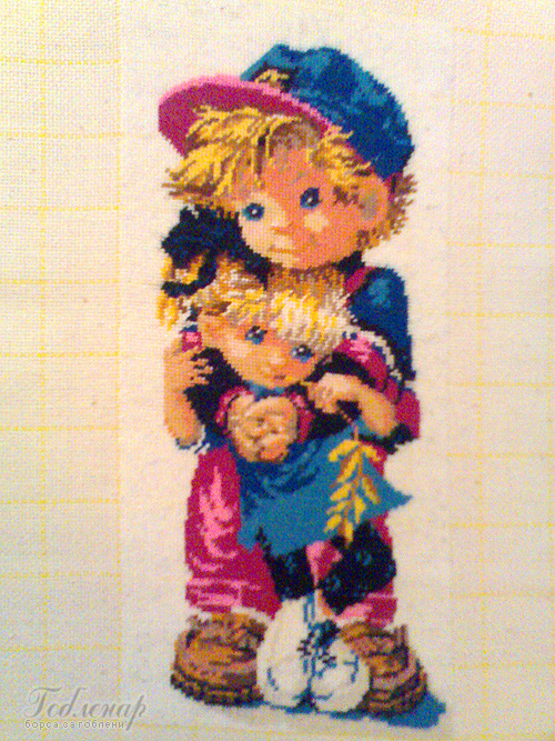 Cross-stitch Po-malkata sеstrichka