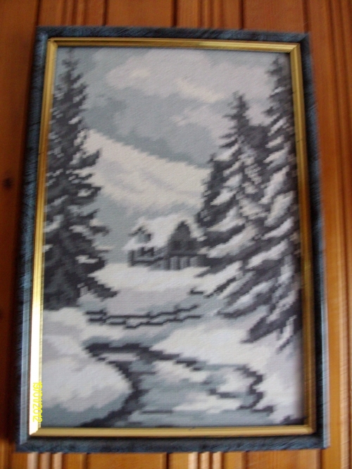 Cross-stitch Winter Wonderland