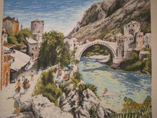 Cross-stitch Mostar