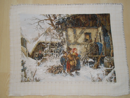 Cross-stitch Viler Snowy idyll