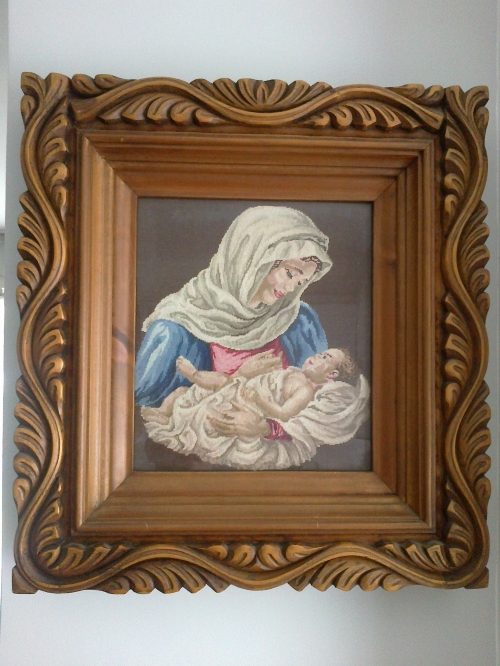 Cross-stitch Mother"s Smile