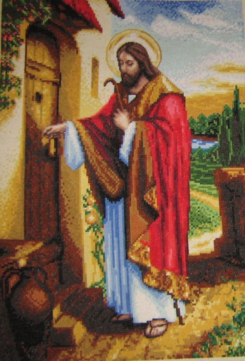 Jesus knocking on the door