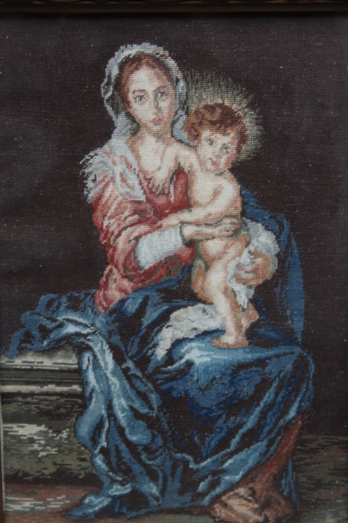 Cross-stitch Madonna of Murillo