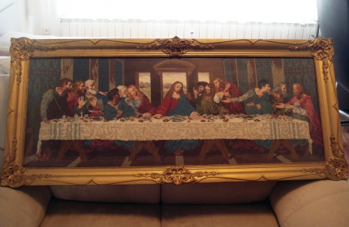 Cross-stitch The Last Supper 