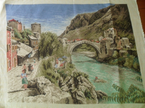 Cross-stitch Mostar
