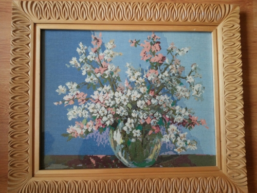 Cross-stitch Apple-blossom