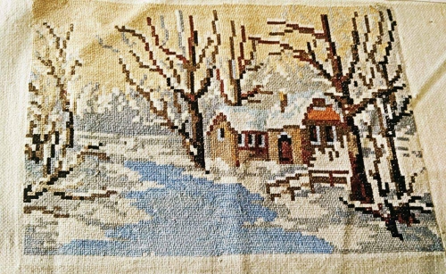 Cross-stitch Зима