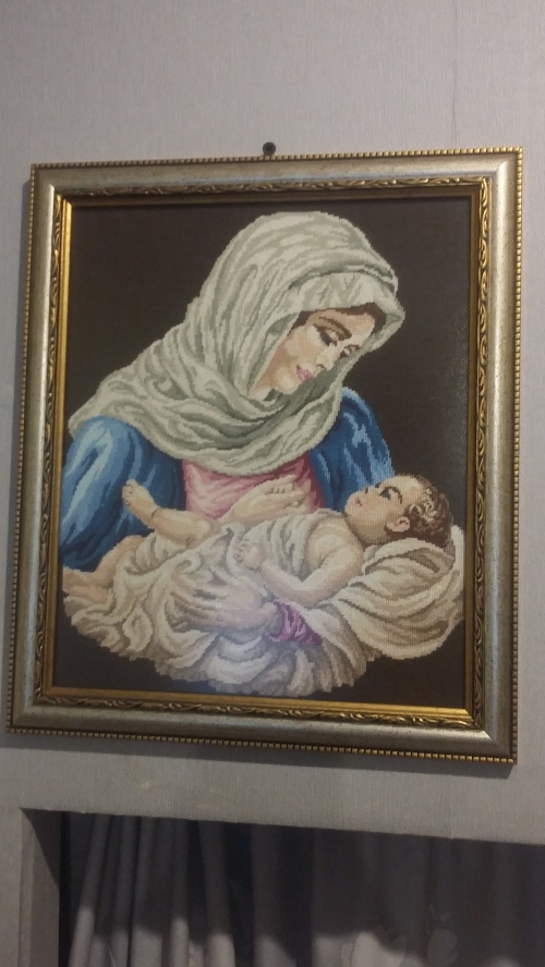 Гоблен Малката Богородица Young  Mary