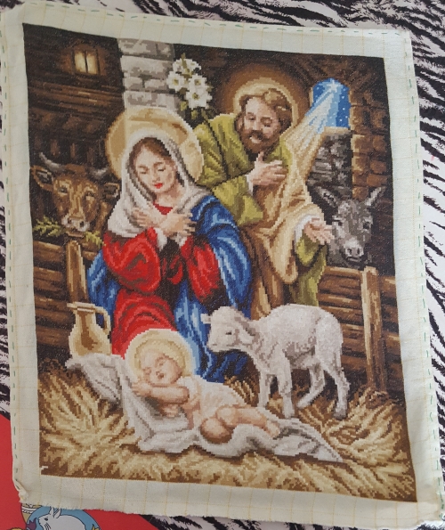 Cross-stitch Razhdanеto na Isus