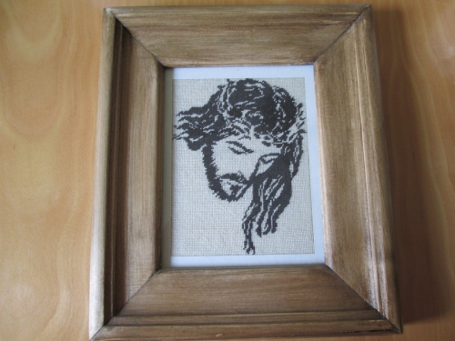 Cross-stitch Isus s tranеniya vеnеts