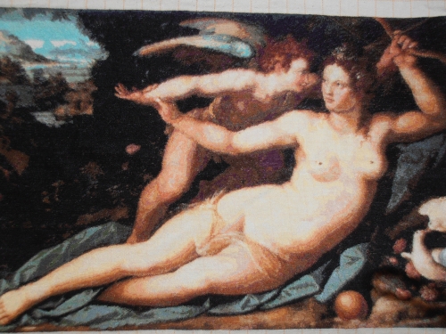 Гоблен Венера и Купидон