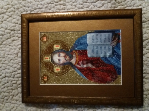 Cross-stitch Sateneniq Isus