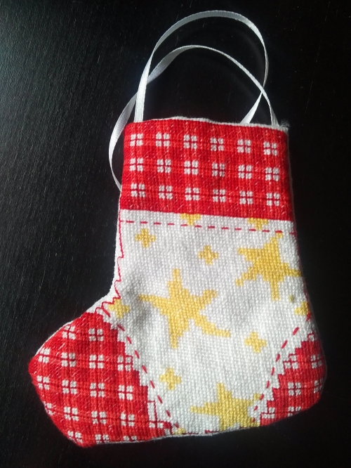 Gobelin Christmas sock - Star