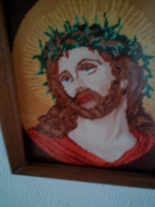 Cross-stitch Isus