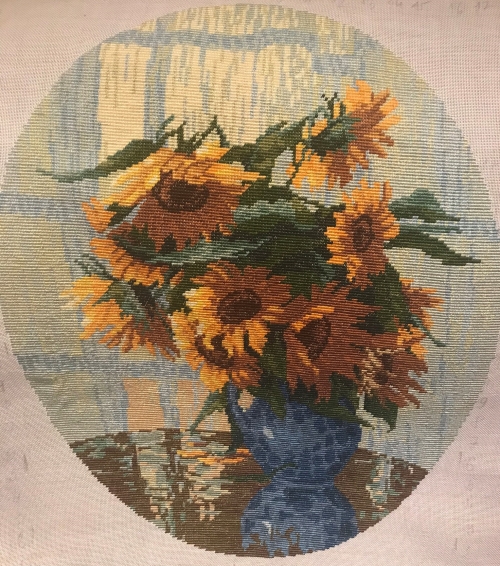 Cross-stitch Sunflower