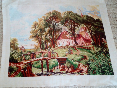Gobelin The way to the church