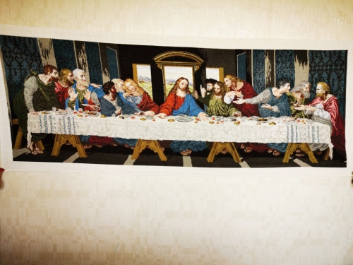 Cross-stitch The Last Supper