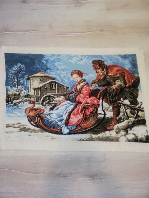 Cross-stitch Winter walk