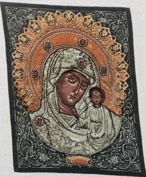 Cross-stitch The Kazan Madonna