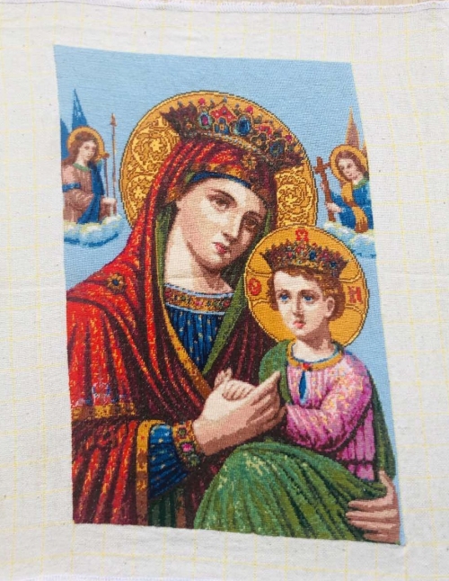 Cross-stitch The Russian Madonna