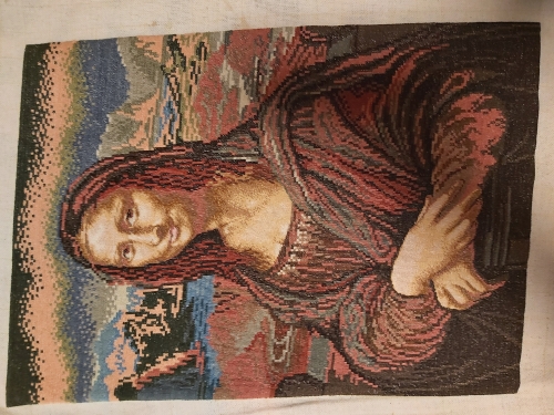 Cross-stitch Mona Lisa