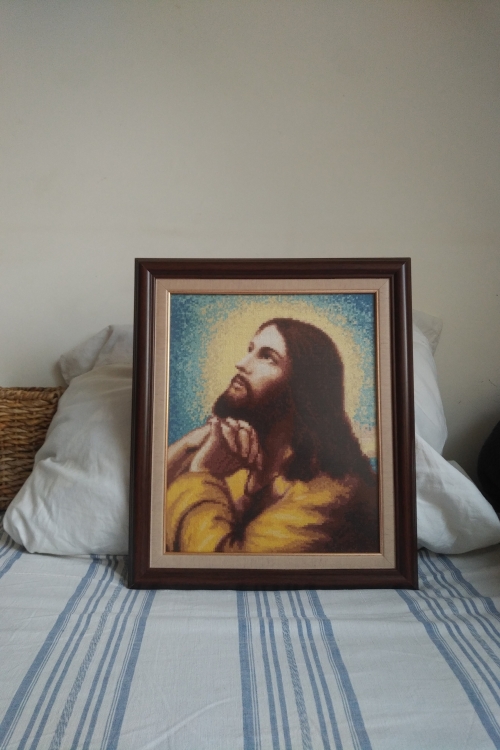 Cross-stitch Jesus Christ