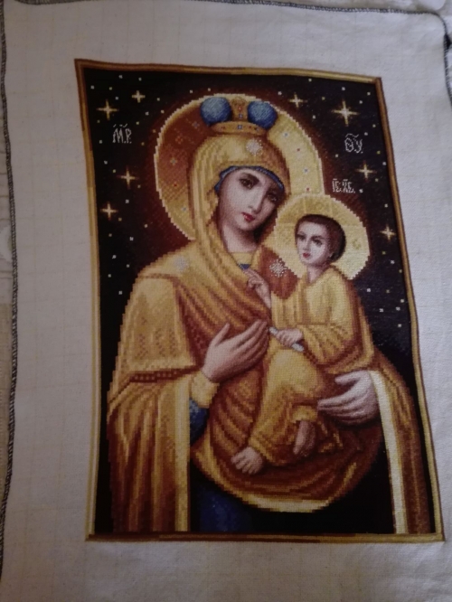 Гоблен Тихвинската Света Богородица