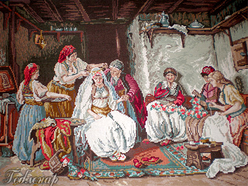 Cross-stitch Turska svatba